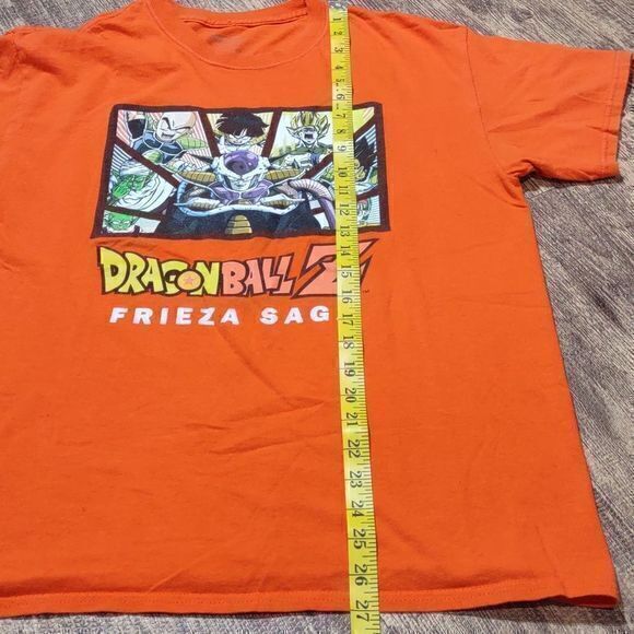 Dragon Ball Z Frieza Saga T-Shirt Orange Sz L - Picture 4 of 10